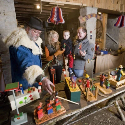 Ulster American Folk Park   Christmas Toys In The Barn