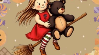 Teddy On A Broomstick - Teddy on a broomstick