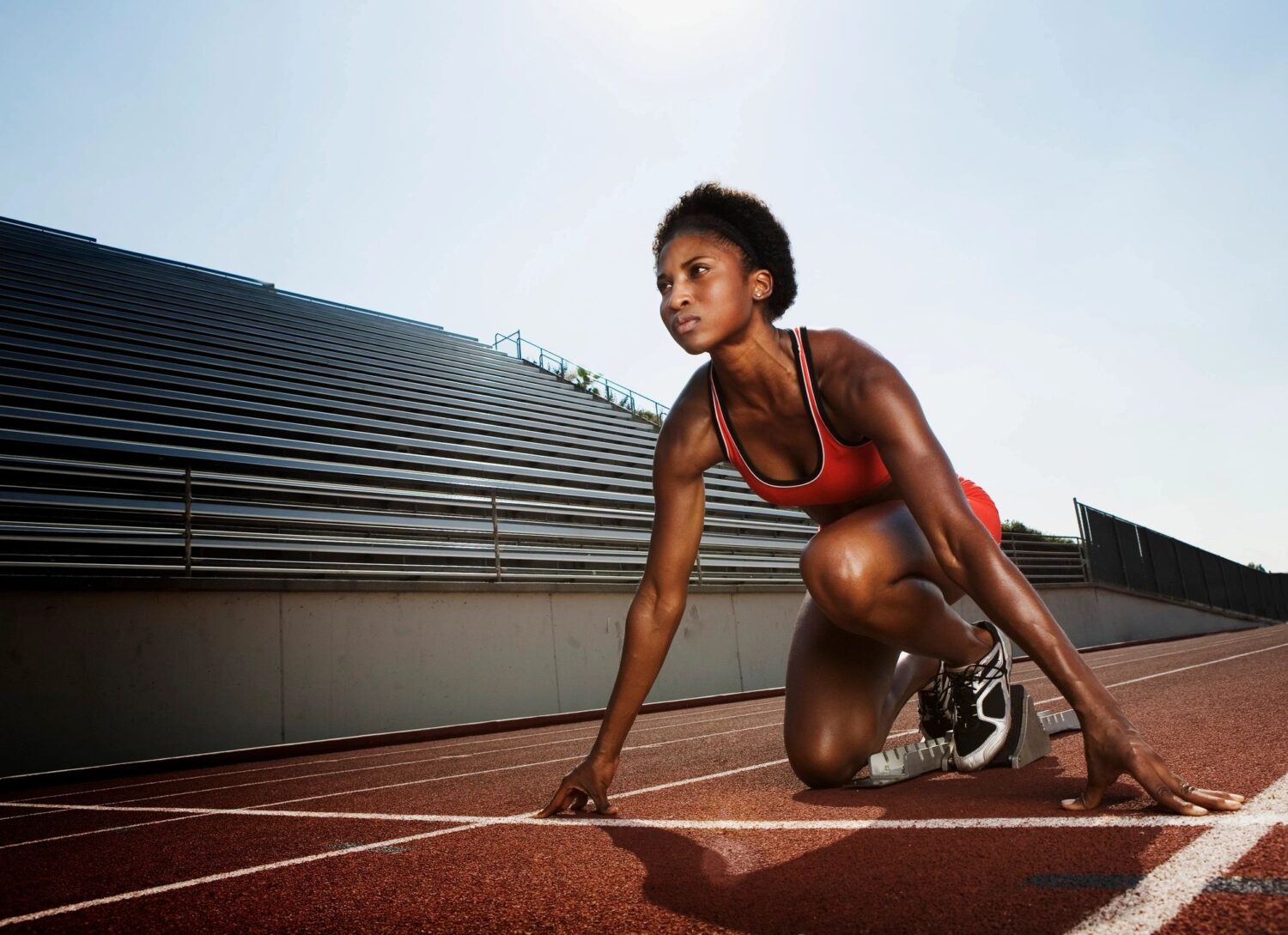 Generic image for fitness - girl on track